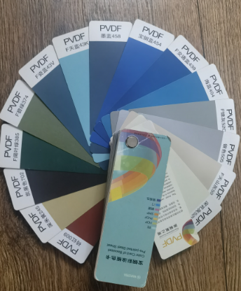 寶鋼彩涂卷色卡 PVDF